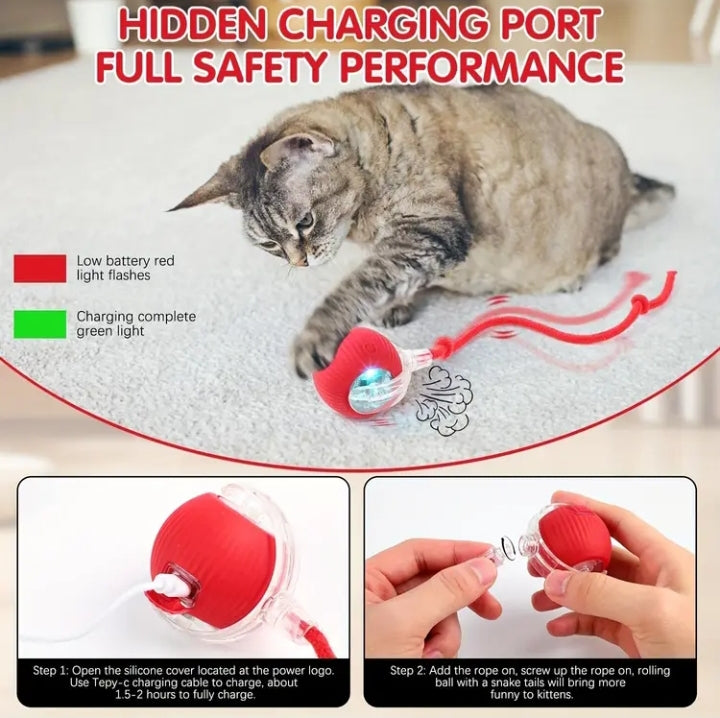Smart Interactive Cat Toy Ball