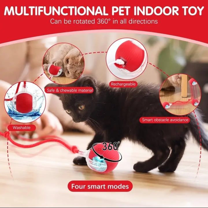 Smart Interactive Cat Toy Ball