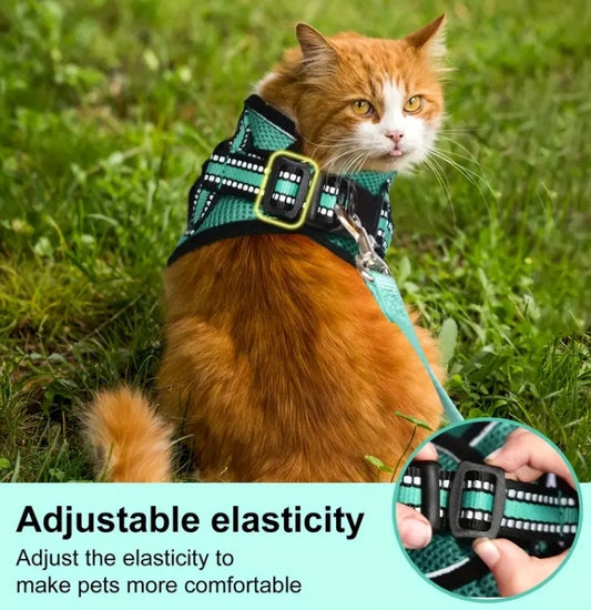 Adjustable Polyester Cat Harness