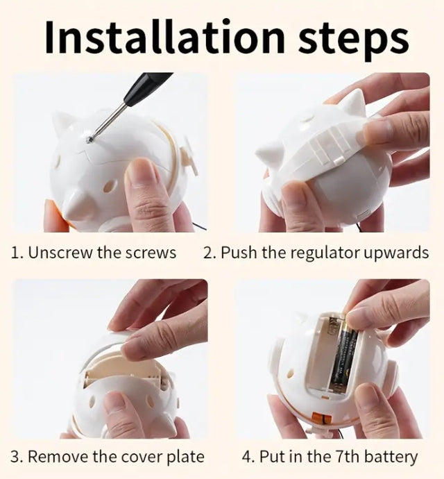Automatic Lifting Cat Teaser Ball