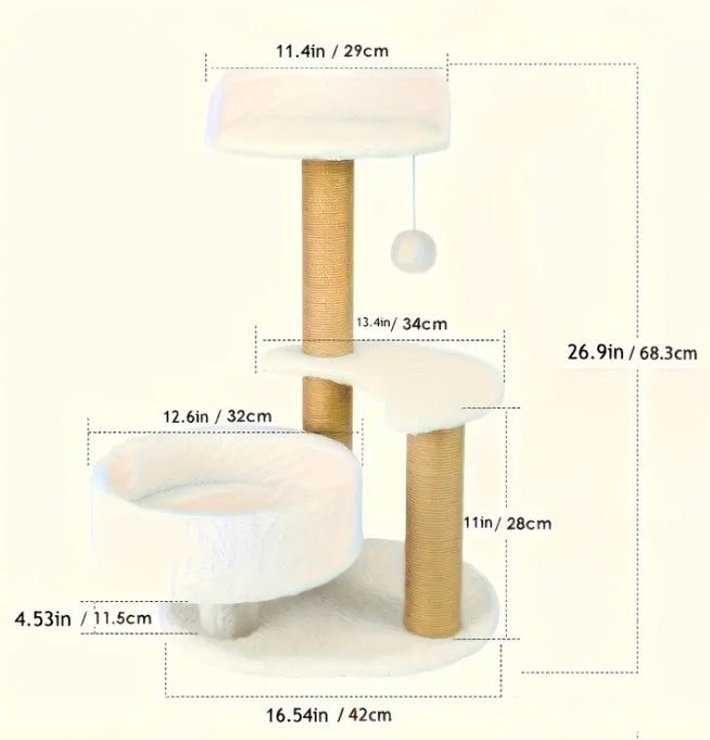 3 Tier Cat Tree