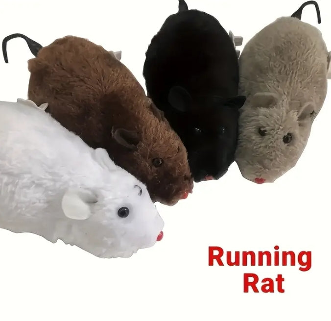 Wind Up Running Rat Toy