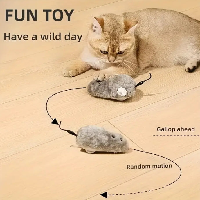 Wind Up Running Rat Toy