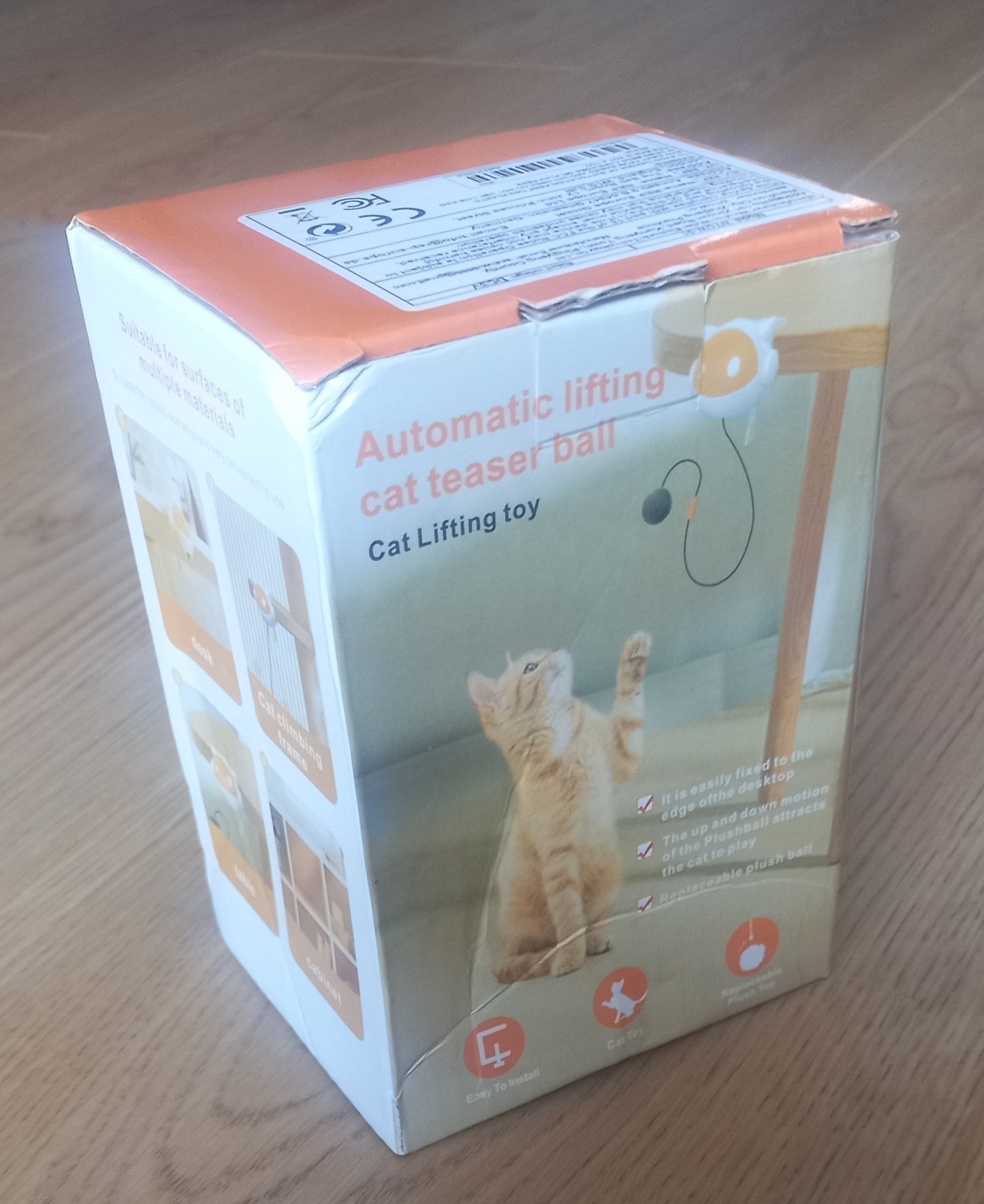 Automatic Lifting Cat Teaser Ball