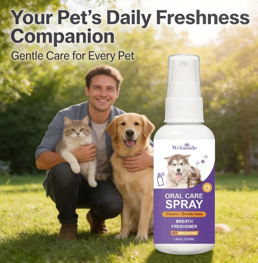 Pet Oral Care Spray for Cats and Dogs
