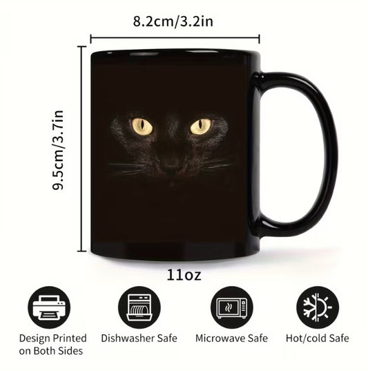 Black Coffee Mug