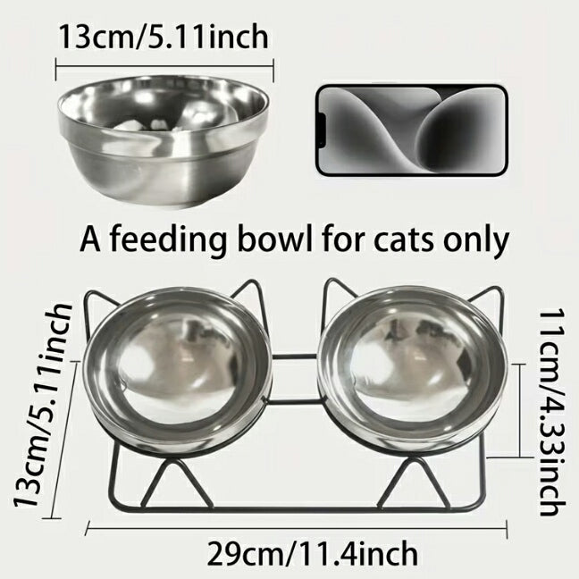 Elevated Cat Bowl Rack