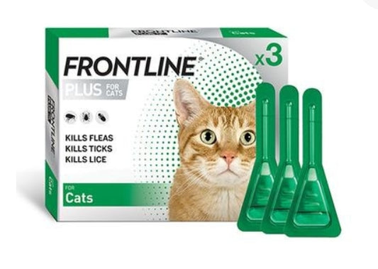 Frontline Plus for Cats - 3 Pack