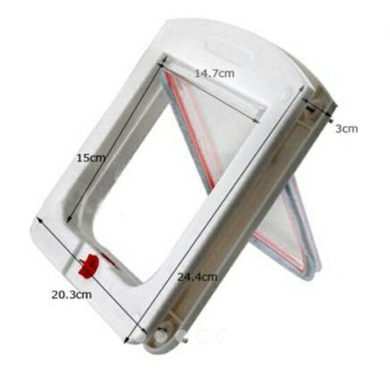 Cat Door 4 Way Locking