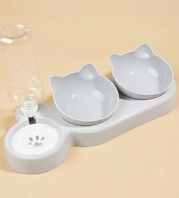 3 in 1 Cat Feeding Station