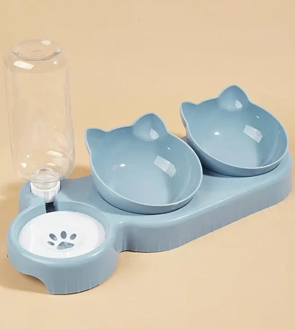 3 in 1 Cat Feeding Station