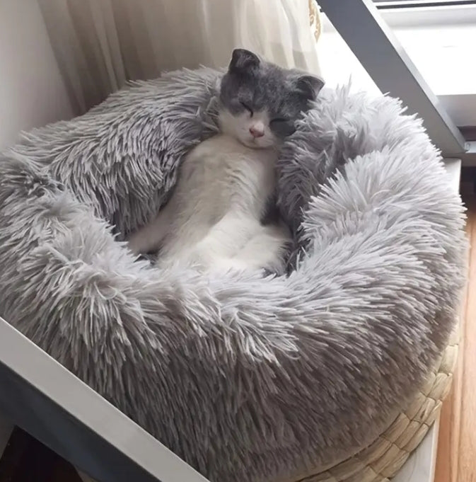 Soft Plush Round Pet Bed