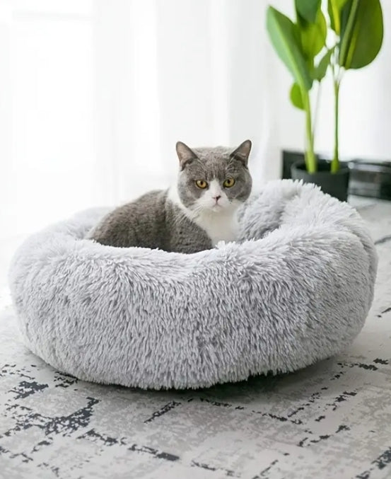 Soft Plush Round Pet Bed