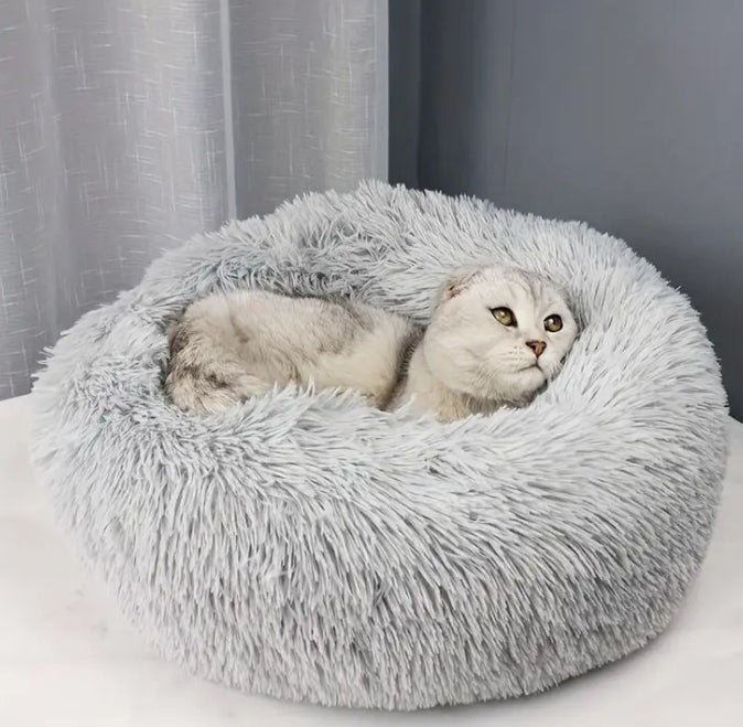 Soft Plush Round Pet Bed
