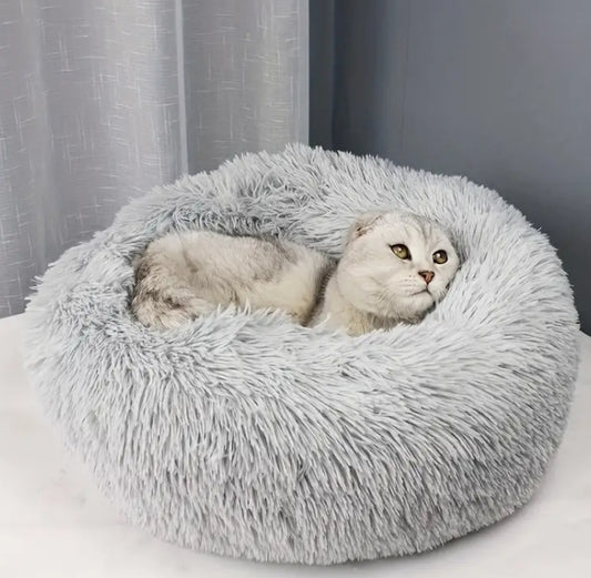 Soft Plush Round Pet Bed