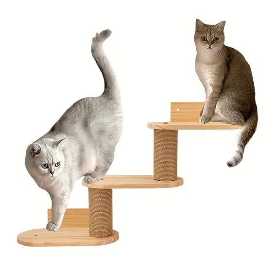 Solid Wood Cat Climbing Ladder