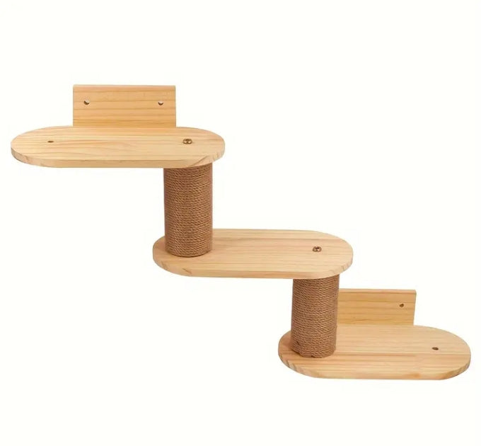 Solid Wood Cat Climbing Ladder