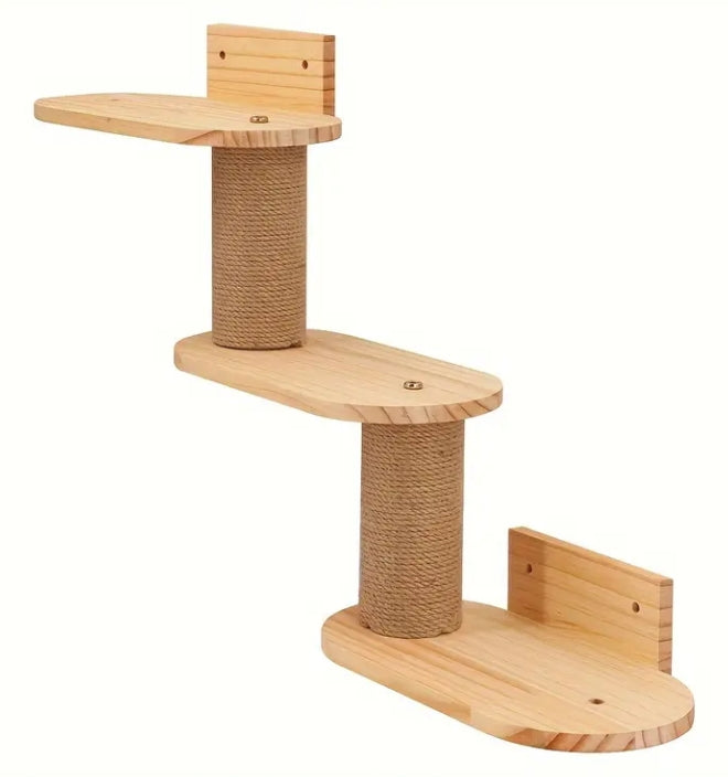 Solid Wood Cat Climbing Ladder