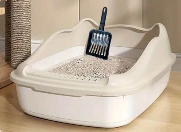 Large Semi Enclosed Cat Litter Basin