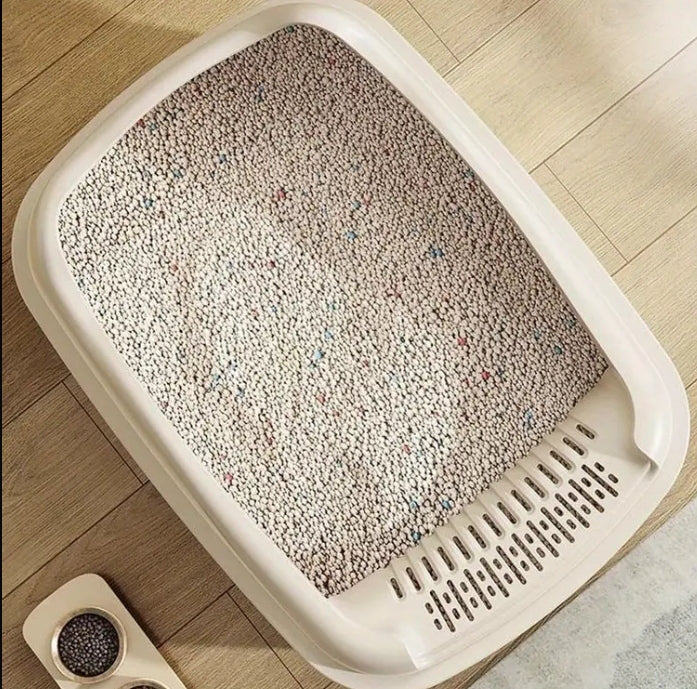 Large Semi Enclosed Cat Litter Basin