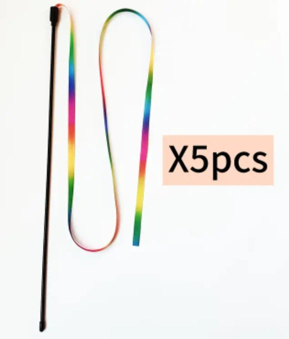 5 Pack Rainbow Toy Wand