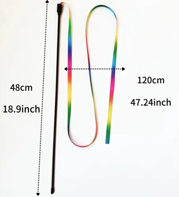 5 Pack Rainbow Toy Wand