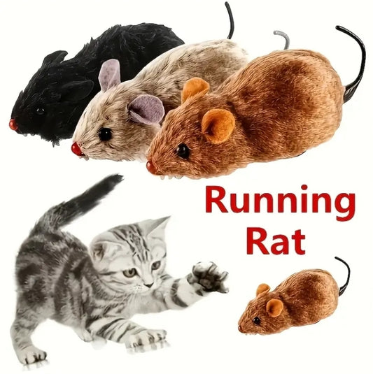Wind Up Running Rat Toy