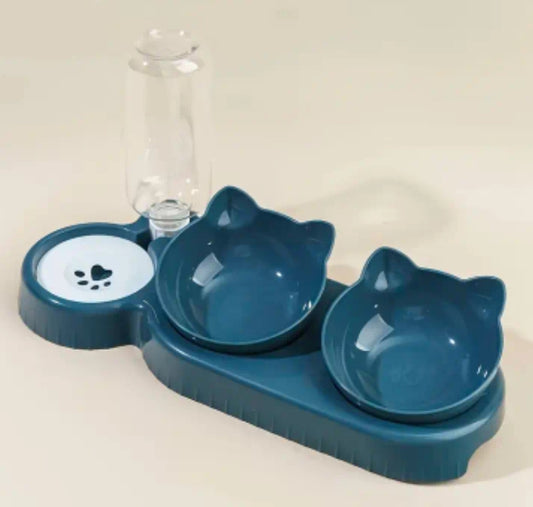 3 in 1 Cat Feeding Station