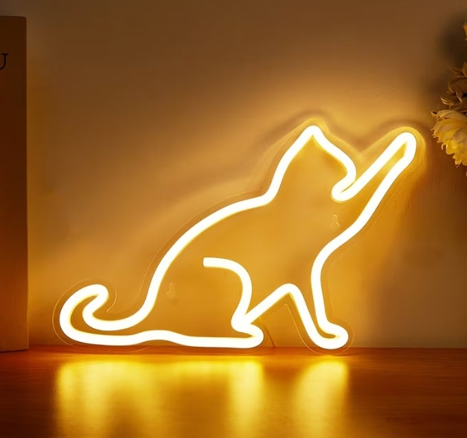LED Neon Sign Cat 5V USB