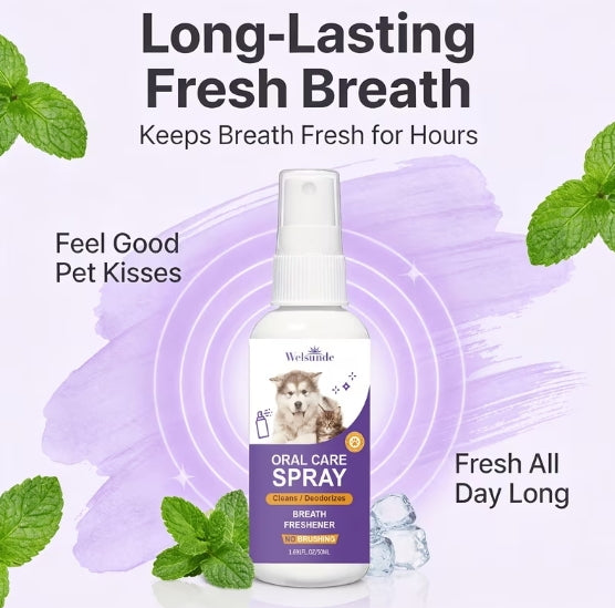 Pet Oral Care Spray for Cats and Dogs