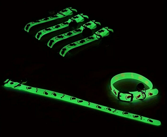 Glow in the Dark Cat Collar 4 pack