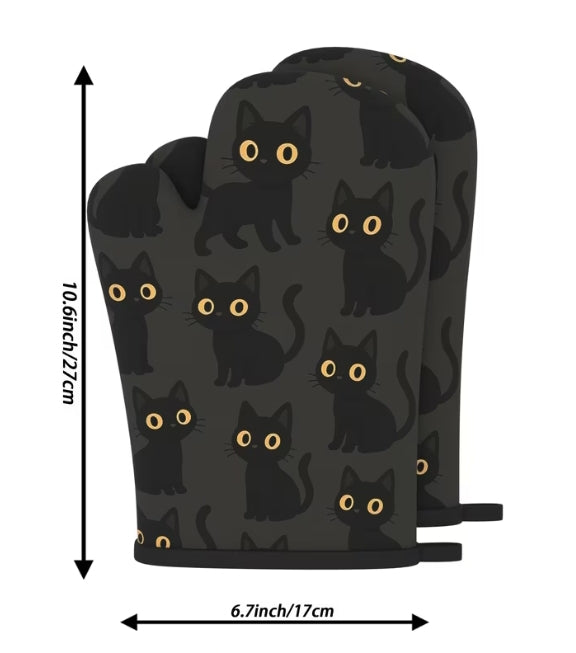 Cat Themed Oven Mits