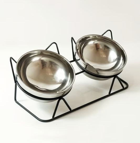 Elevated Cat Bowl Rack