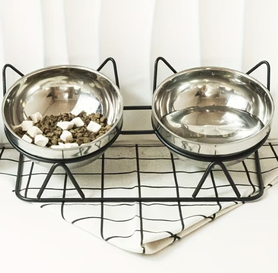 Elevated Cat Bowl Rack