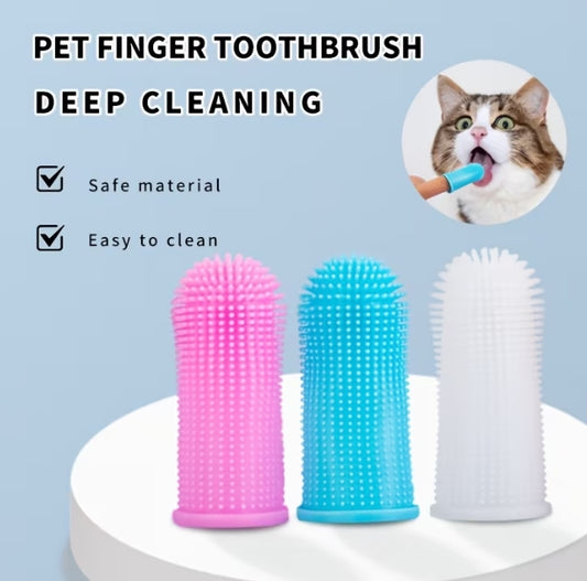 Finger Toothbrush Designed For Cats & Dogs