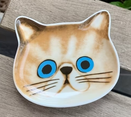 Small Ceramic Cat Dish