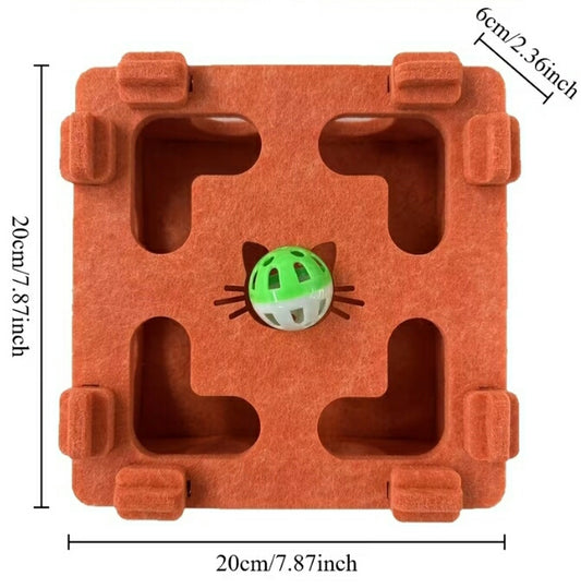 Cat Scratching Board Toy Box
