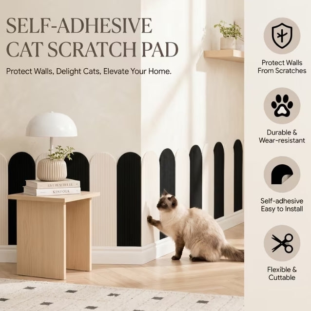 Self Adhesive Cat Scratch Wall & Furniture Stickers