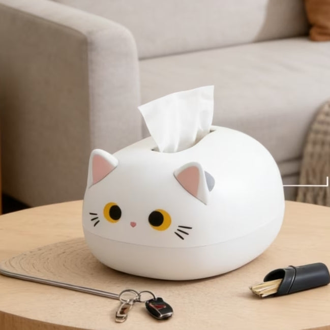 Cat Shaped Tissue Box