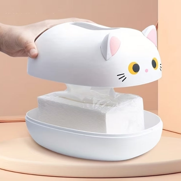 Cat Shaped Tissue Box