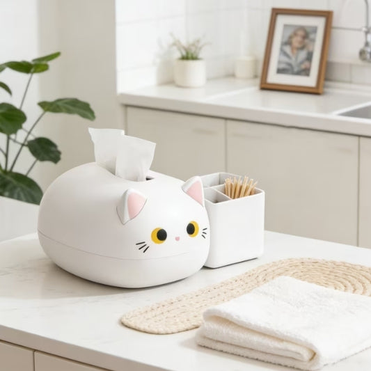 Cat Shaped Tissue Box