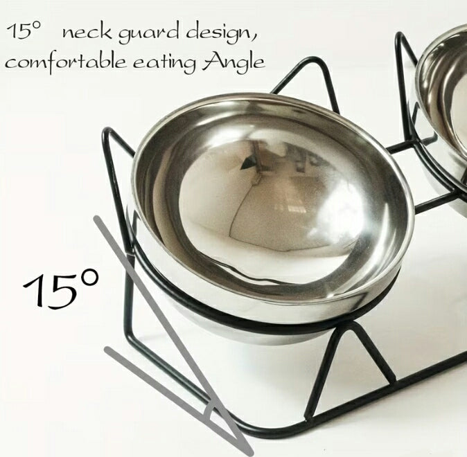 Elevated Cat Bowl Rack