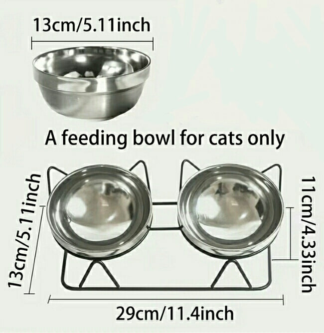 Elevated Cat Bowl Rack